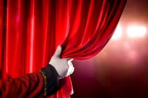 opening curtain of a play