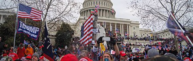 picture of citizens storming the Capital