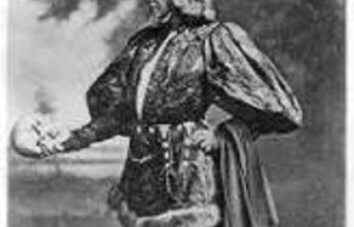 Actress playing Hamlet