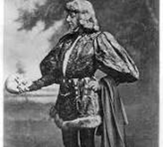 Actress playing Hamlet
