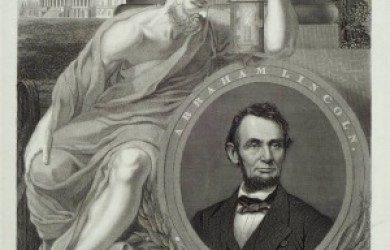 drawing of Diogenes and his lamp.