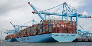 photo of cargo ship