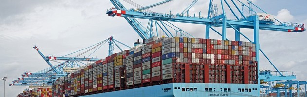 photo of cargo ship