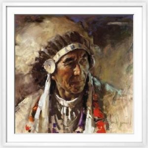 portrait of Sitting Eaglen