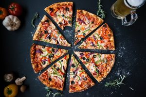 Photo of pizza slices
