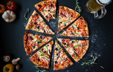Photo of pizza slices